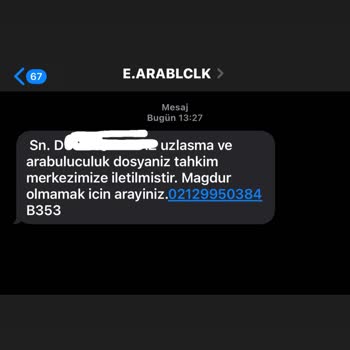 E.ARABLCLK (SMS) E. Arablclk Mesaj Atıyor