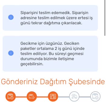 Aras Kargo Teslimat Bilgisindeki Notu Okumamış