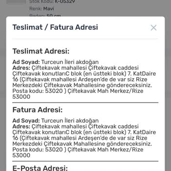 Aras Kargo Teslimat Bilgisindeki Notu Okumamış