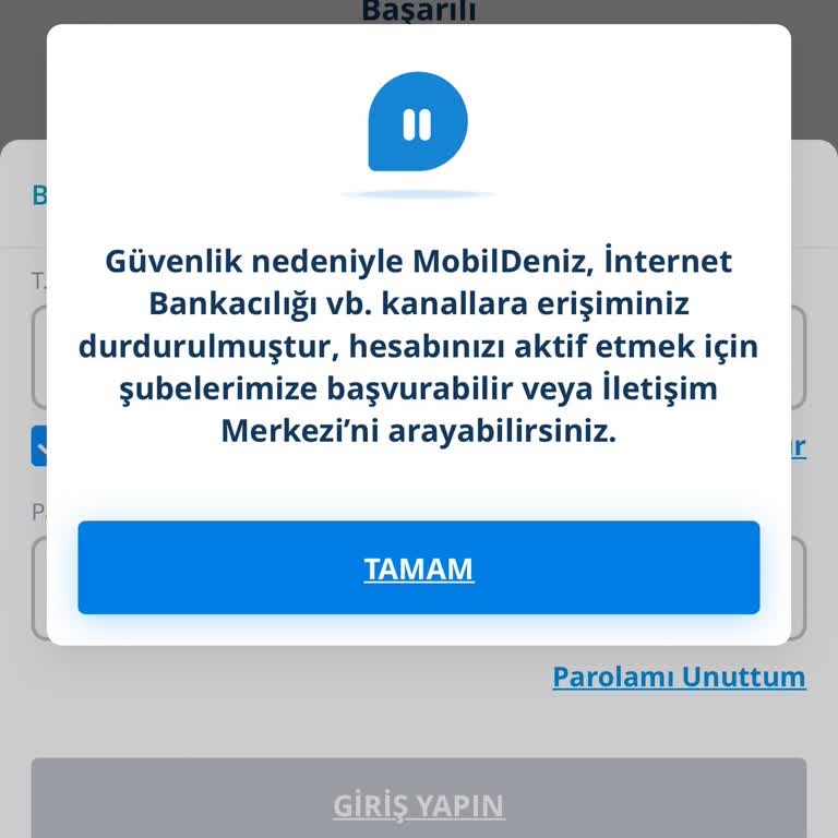 Denizbank Hesabıma Erişim Engeli 2 Yıldır Mağdurum