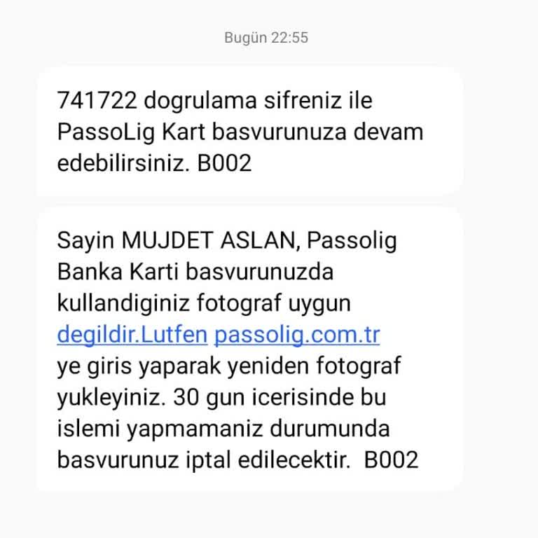 Passolig Kart Fotoğraf Değiştirme