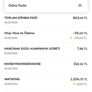 Akbank Kredi Kartı Dönem Faiz Borcu