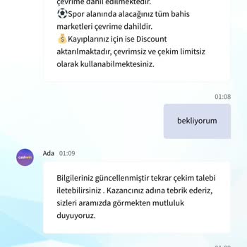Cashwin Çekimimi Vermemek İçin Hesabımı Kapattı