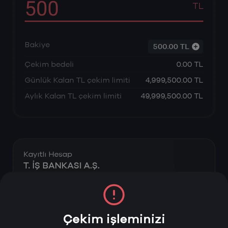 Paribu Hesabıma 500 TL Yi Geçirmiyorum.