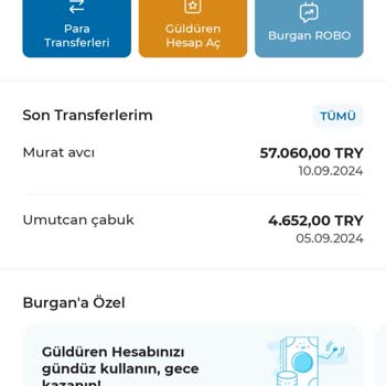 Burganbank İşlem Yetkiniz Yok