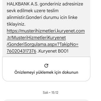 Kuryenet Banka Kartımı Getirmiyor