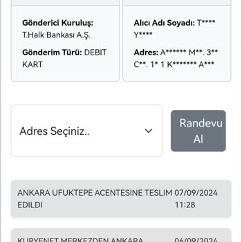Kuryenet Banka Kartımı Getirmiyor