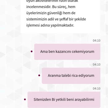 Batumslot Para İadesi Ricası