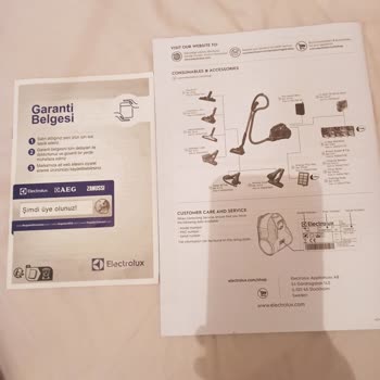 Electrolux Elektrikli Süpürgemin Tekerleği Kırıldı