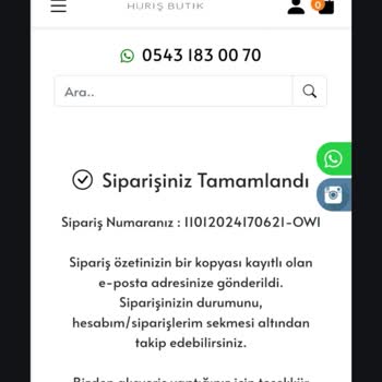 Hoi Wears - Huriş Butik Mağazadan Satın Aldığım Ürünü Göndermediler
