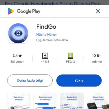 Findgo Hesabımdan İzinsiz Para Çekimi Ve Geri İade Talebi