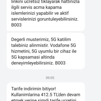 Vodafone'un Yanıltıcı Fiyat Politikası ve Müşteri Hizmetleri Sorunu
