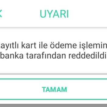 Ziraat Bankası Ziraat Harçlık Avans Şüpheli İşlem Nedeniyle Alışverişe İzin Vermiyor
