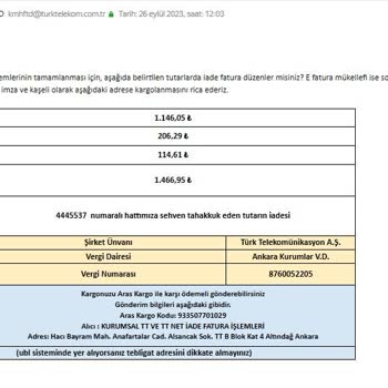 Türk Telekom Borcum Olmamasına Rağmen Beni İcraya Vermiş