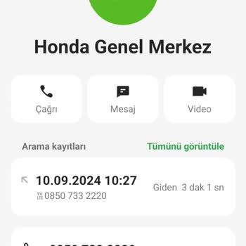 Yalancı Ve Duyarsız Honda Motosiklet TR