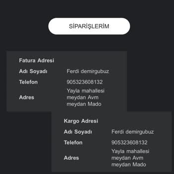 Sislon Ürün Siparişi Gelmedi Ücret İadesi Yapılmıyor