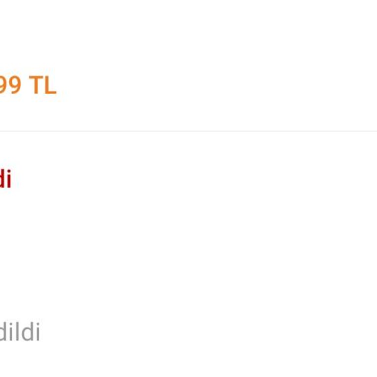 Yanlış Fiyat Girişi Nedeniyle İptal Edilen Trendyol Siparişim
