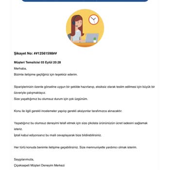 Çiçek Sepeti Sorunu