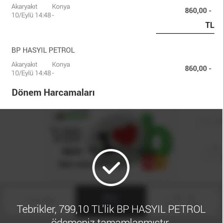 Garanti BBVA BonusFlaş BP Petrol Araçta Ödemede Kampanyaya Katılım İstenmiyor