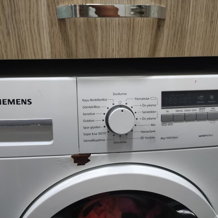 Siemens Çamaşır Makinesi Paslanma Yapıyor.