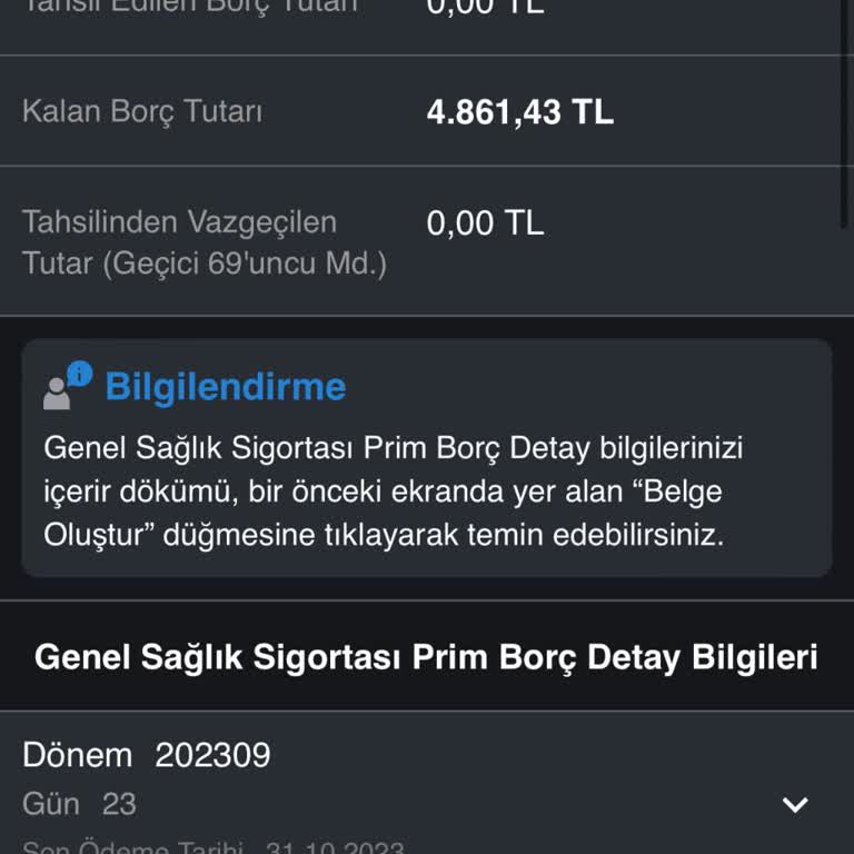 SGK Kurumu Borcu 5000 TL