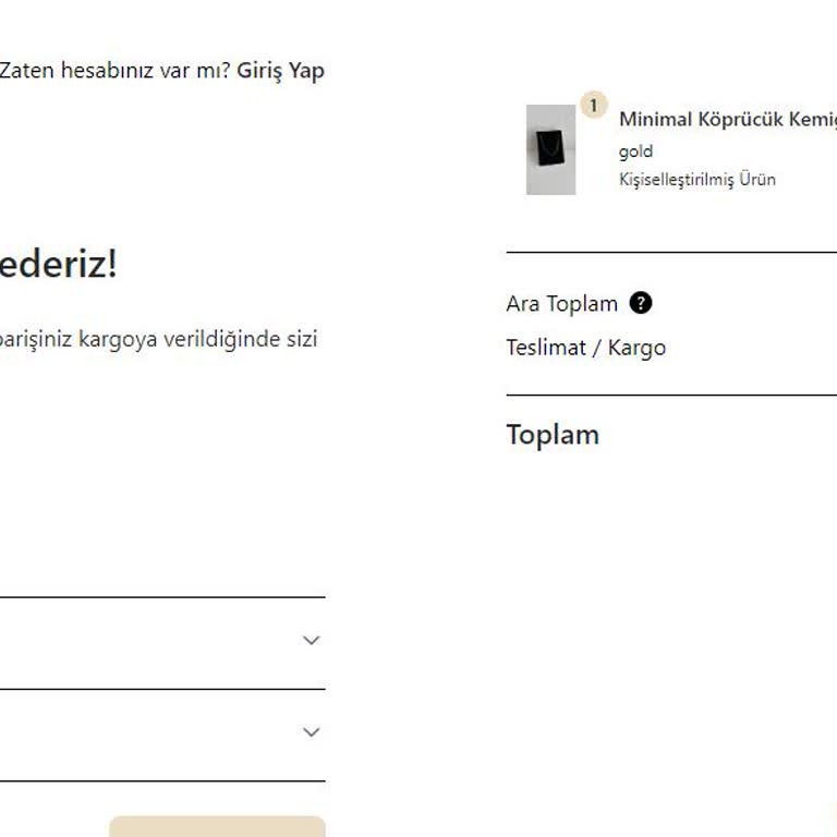 B'Gallery Jewelery'den Sipariş Sorunu Ve İletişim Eksikliği