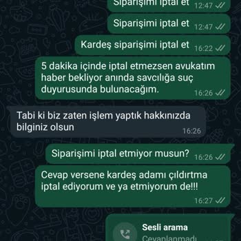 Hazamoda.com Siparişim Hala Kargolanmadı Ve İptal Edilemiyor