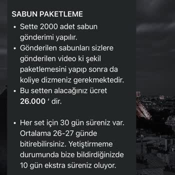 Paketlemeacentesi (Instagram) Evde Paketleme İş Diye Mağdur Edildim