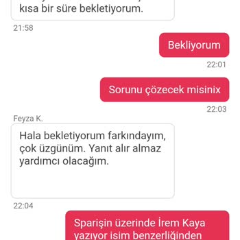 Yemeksepeti Yanlış Sipariş Gönderip İlgilenmedi Para İadesi Yapmadı