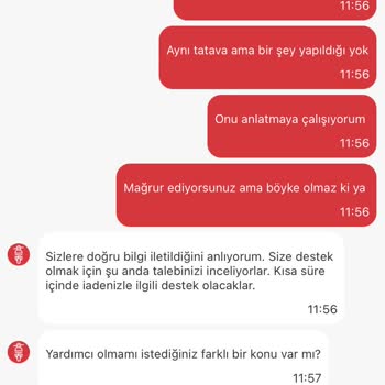 Tıkla Gelsin Para İadesi Yapılmıyor