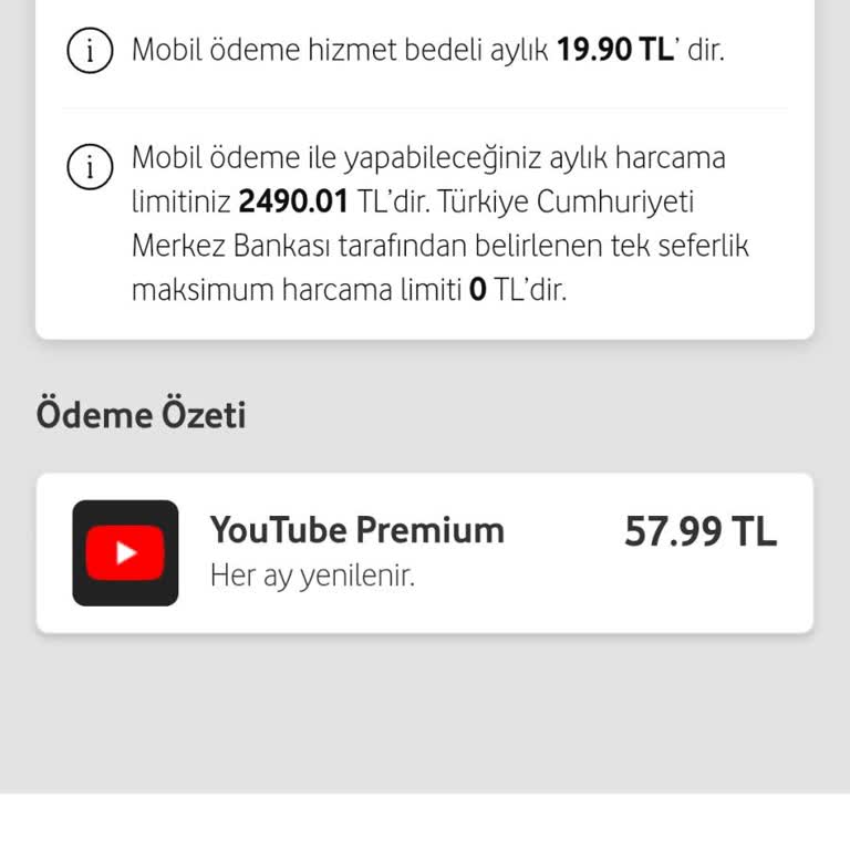 Vodafone Pay Kampanya Tanımlama Sorunu