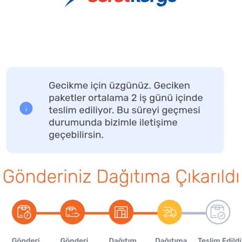 Sürat Kargo Teslim Süresi Asla Zamanında Olmuyor