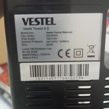 Vestel Yedek Parça Sorunu