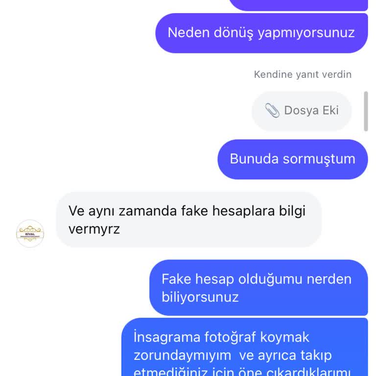Rival Organizasyon Profil Fotoğrafı Olmadığı İçin Engellenme Sorunu