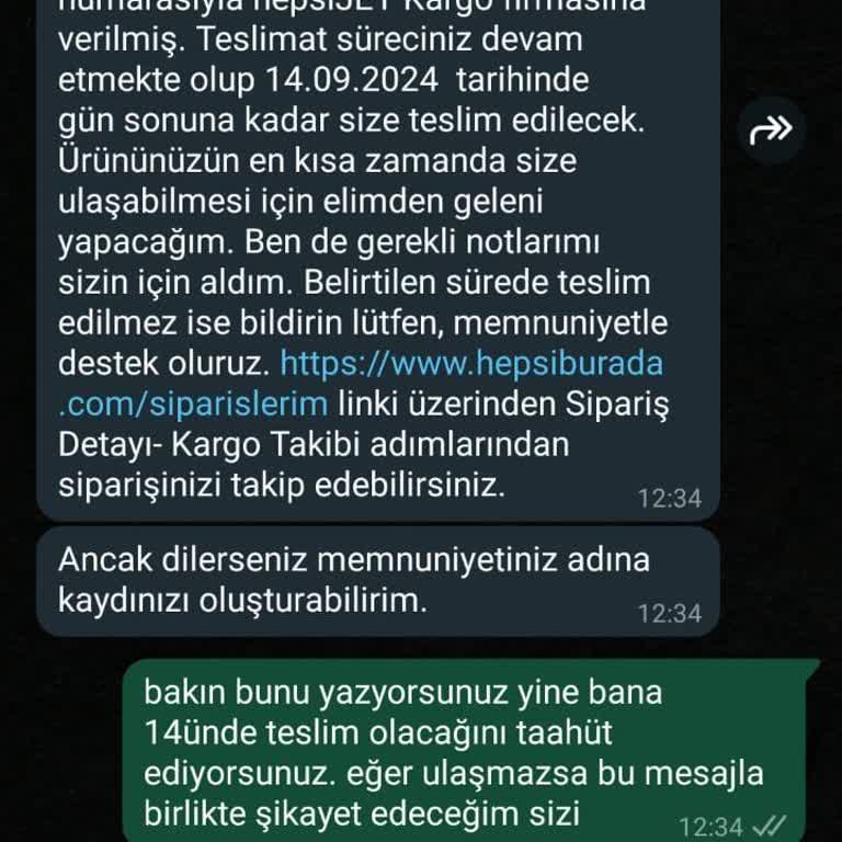 Hepsiburada'dan Sipariş Teslimatında Yaşanan Sorunlar