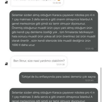 Karaca Züccaciye Karaca Çaysever Robotea Pro 4 İn 1 Alt Ürün Değişimi Öneriyorlar
