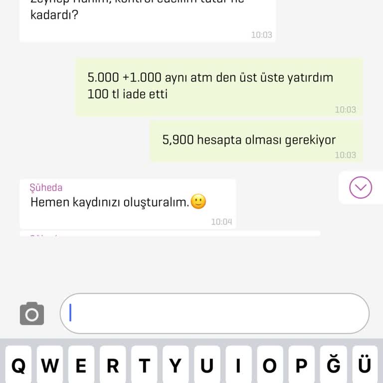 QNB ATM'si Paramı Hesaba Geçirmedi