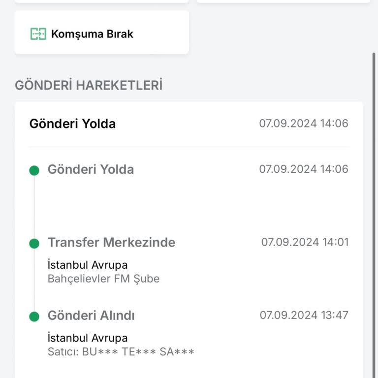 Trendyol Express Kargonun Zamanında Teslim Edilmemesi Ve Bilgi Sorunu