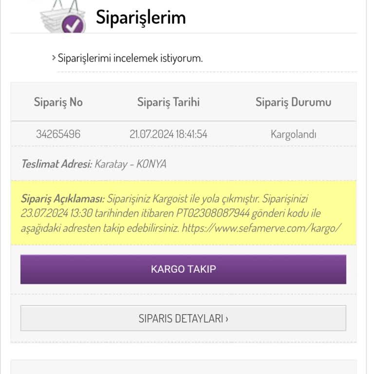 Sefamerve Ürün Teslimatı Ve Müşteri Hizmetleri Sorunları