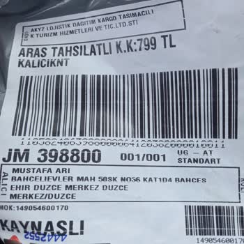 Aras Kargo Yanıltıcı Ürün Ve İletişim Sorunlarıyla Mağduriyet Yaşadım