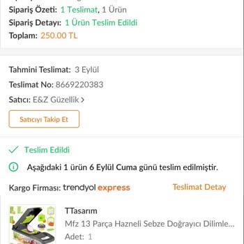 Trendyol.com Mağduriyet Ve Boş Kargo Gönderdi