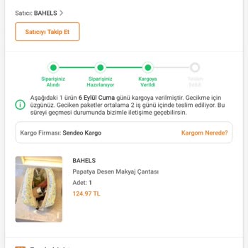 Trendyol, Sendeo Kargo Şirketinden Şikayetçiyim