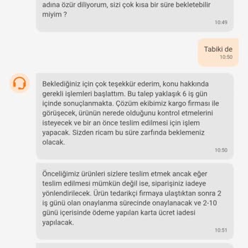 Trendyol, Sendeo Kargo Şirketinden Şikayetçiyim