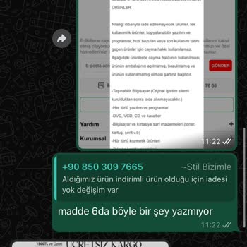 Stil Bizimle (Liyalvy) Liyalvy Stil Bizimle İade Yapmıyor