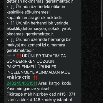 Stil Bizimle (Liyalvy) Liyalvy Stil Bizimle İade Yapmıyor