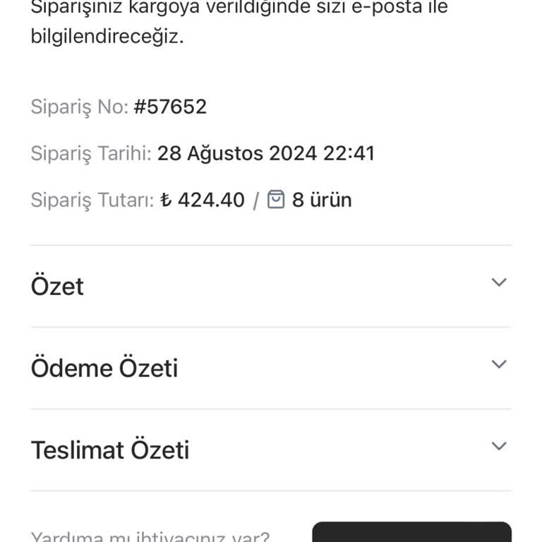 Vina Seramikten Aldığım Ürünler Teslim Edilmiyor