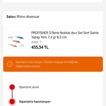 Vodafone Her Şey Yanımda Kargo Süresi Uzatma Oyunu