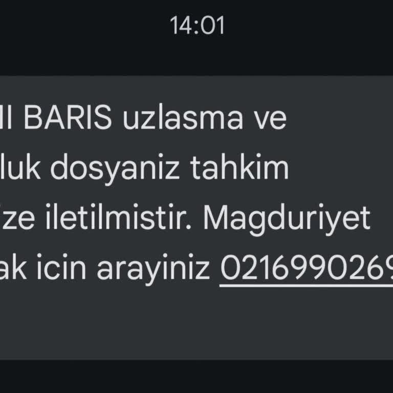 E.ARABLCLK (SMS) Sahte Arabuluculuk Mesajı