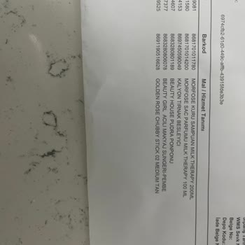 Eve Eksik Ürün Gönderildi