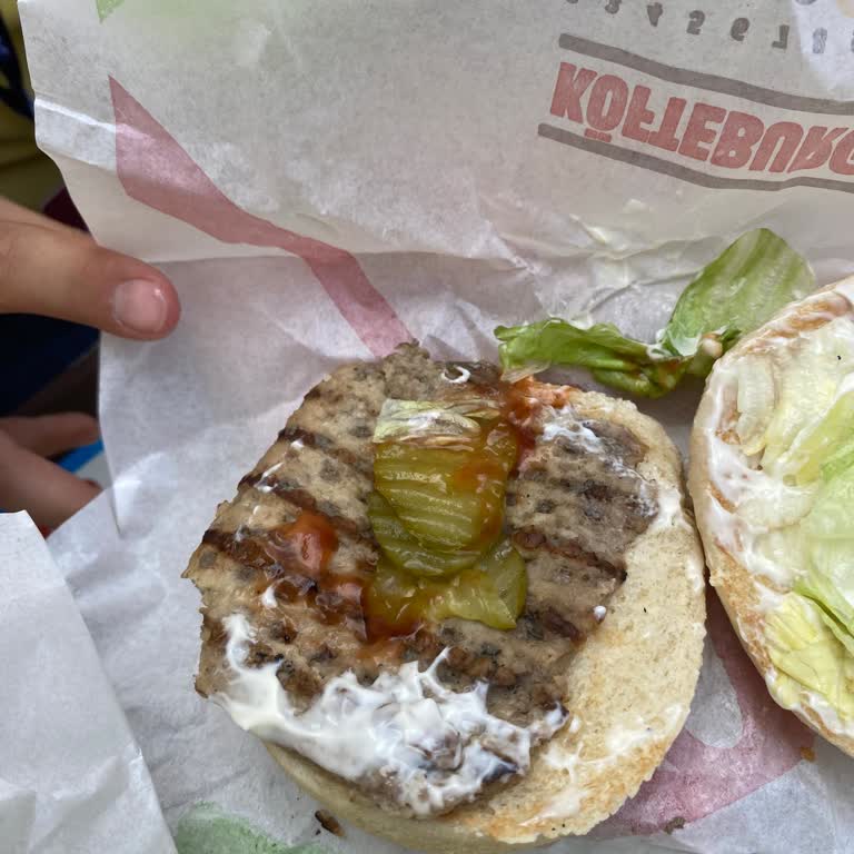 Burger King Aldığım Menüdeki Köfteler Küflenmişti!